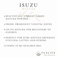 Isuzu Matcha by Marukyu Koyamaen is a great choice