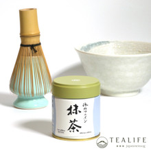 Low caffeine Matcha, Chasen, and Chawan