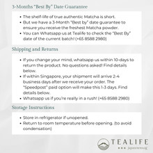 Guarantee, shipping, returns