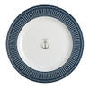 Marine Business Melamine Flat, Round Dinner Plate - SAILOR SOUL - 10" Set of 6 [14001C]