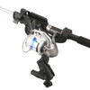 RAM Mount RAM-ROD 2000 Fishing Rod Holder with RAM-ROD Revolution Ratchet\/Socket System and Track BallBase [RAM-114-RB-TRA1U]