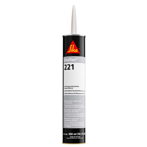 Sika Sikaflex 221 Multi-Purpose Polyurethane Sealant\/Adhesive - 10.3oz(300ml) Cartridge - Black [90893]