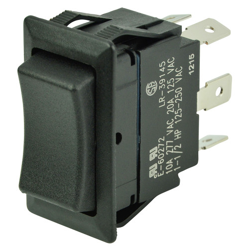 BEP DPDT Rocker Switch - 12V\/24V - (ON)\/OFF\/(ON) [1001713]