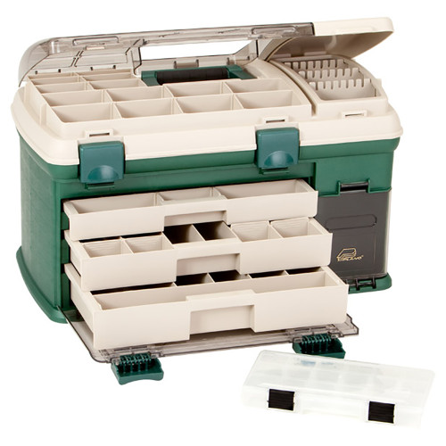 Plano 3-Drawer Tackle Box XL - Green\/Beige [737002]