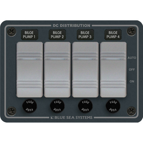 Blue Sea 8666 Contura 4 Bilge Pump Control Panel [8666]