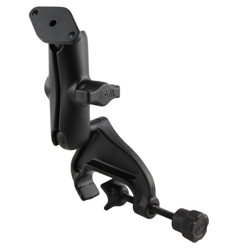 RAM Mount Yoke Clamp Mount Double Socket Arm w\/Diamond Base Adapter [RAM-B-121-238U]