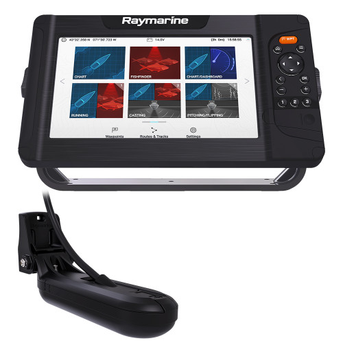 Raymarine Element 9 HV Combo w\/HV-100 Transducer  Nav+ US  Canada Chart [E70534-05-NAG]