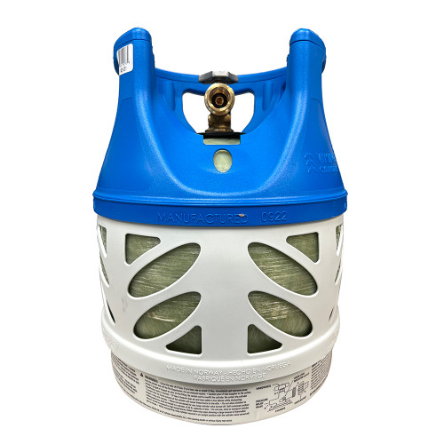 Viking Cylinders 11lb Vertical Fiberglass Composite LPG Cylinder w\/Type 1 Valve - OPD, DOT, TC Approved [1420-0011]