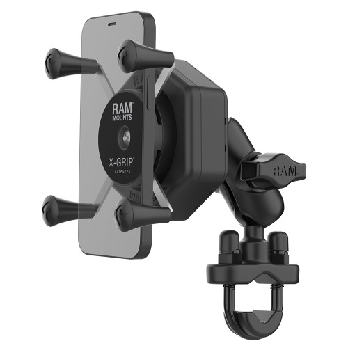 RAM Mount RAM X-Grip Phone Mount w\/Vibe-Safe  U-Bolt Base - Short [RAM-B-149Z-A-UN7-462]