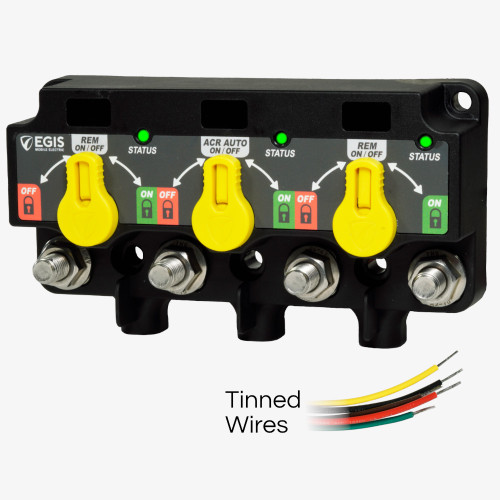 Egis XD Series Triple Flex 2 Relay-ACR-Relay w\/Knobs  Tinned Wires [8730-1535]