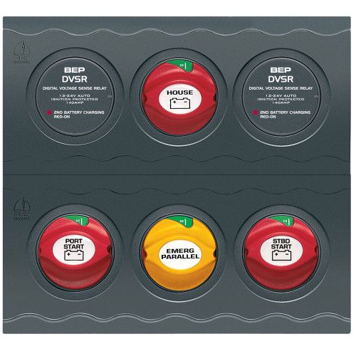 BEP Battery Management Contour Connect Panel f\/Twin Engines w\/VSR's [CC-803N]