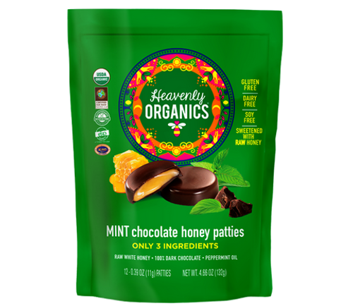 MINT Heavenly Organics Chocolate Honey Patties