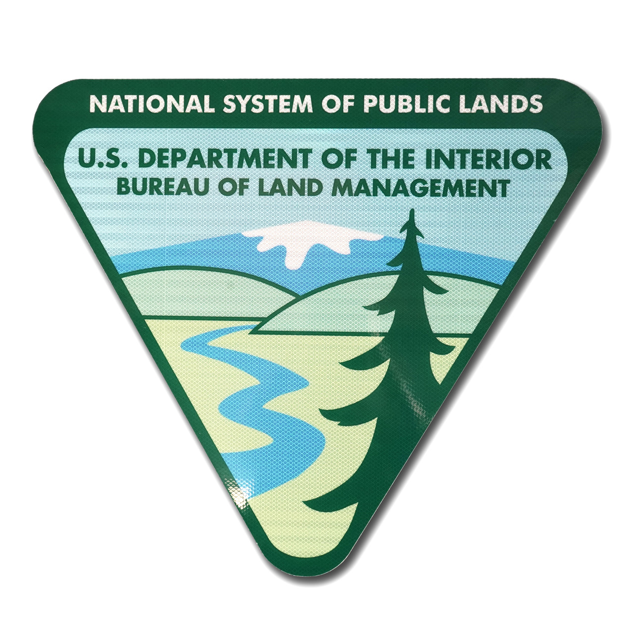 Bureau of Land Management Emblem Sign