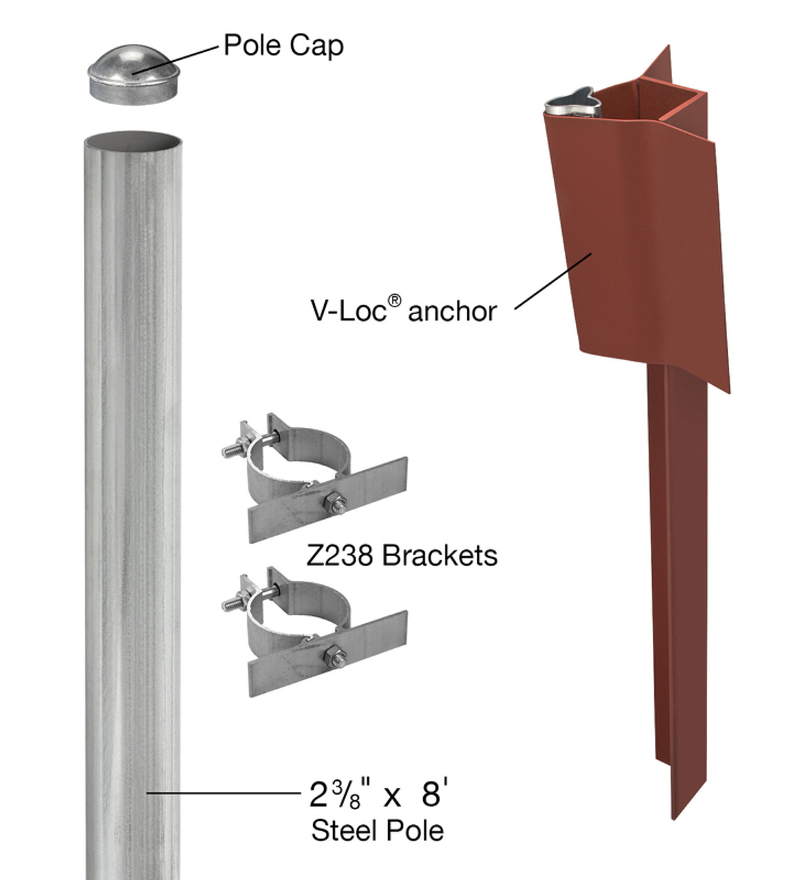 Standard Pole Packages - Pole & Post Packages | TAPCO