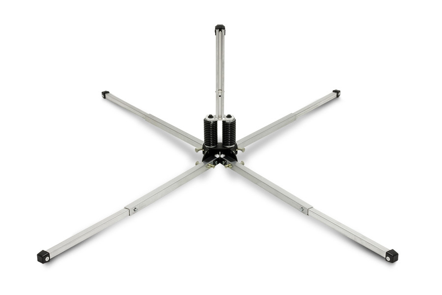 Compact WindMaster® 4814 Flexing Roll-Up Sign Stand - Rigid Sign