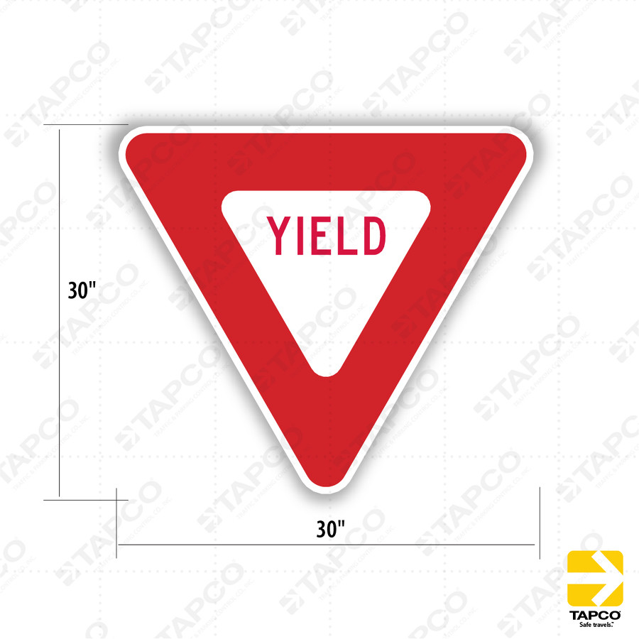 R1-2 YIELD Sign - Standard Traffic Signs | TAPCO