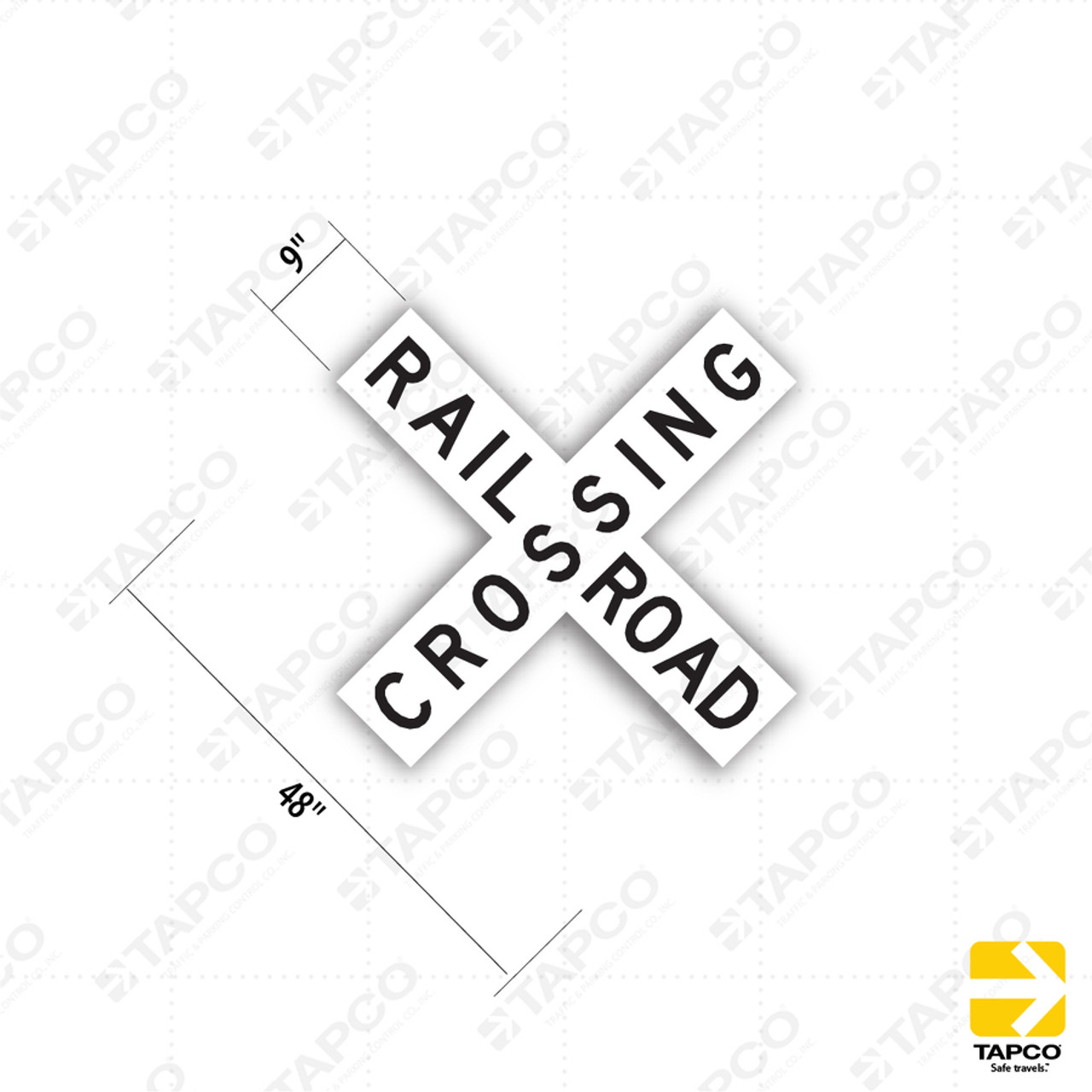 Railroad Crossing Sign R15 1 Railroad Signs Tapco