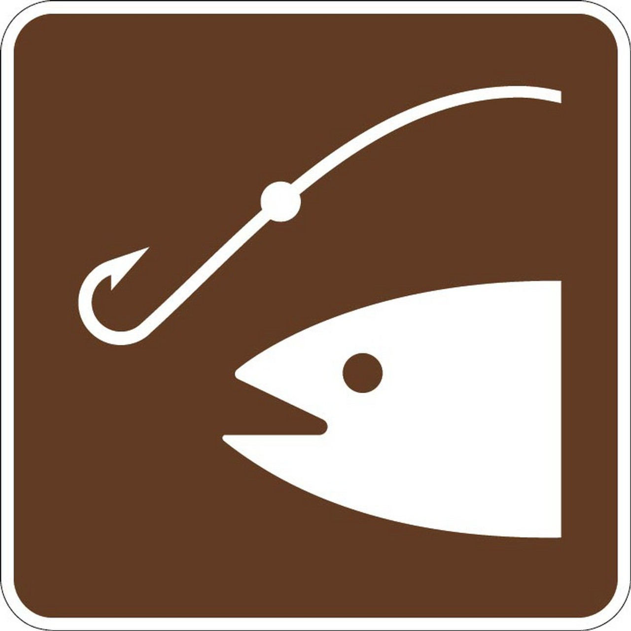 Fishing Area (Symbol) Sign RS-063 - NPS (National Park Service