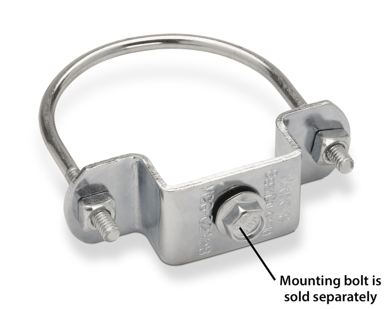 MS U Bolt Clamp with Nut and Washer