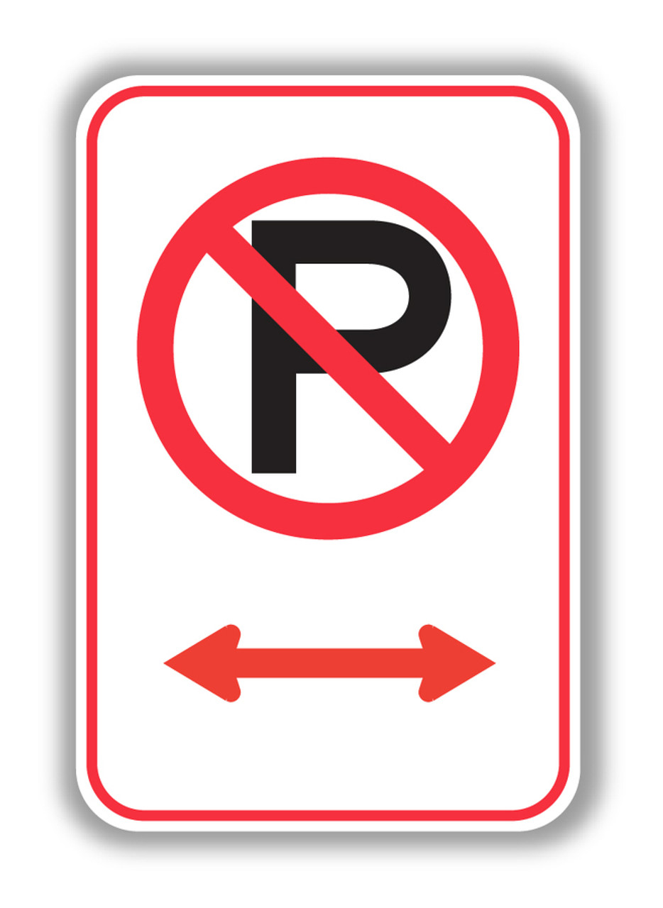R30e Ca No Parking Symbol Arrow Symbol Sign Parking And Standing Signs Tapco