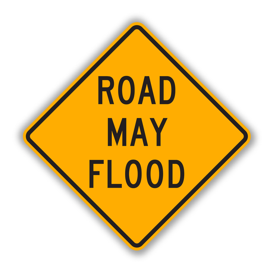 W8-18 ROAD MAY FLOOD Sign - Road Conditions Signs | TAPCO