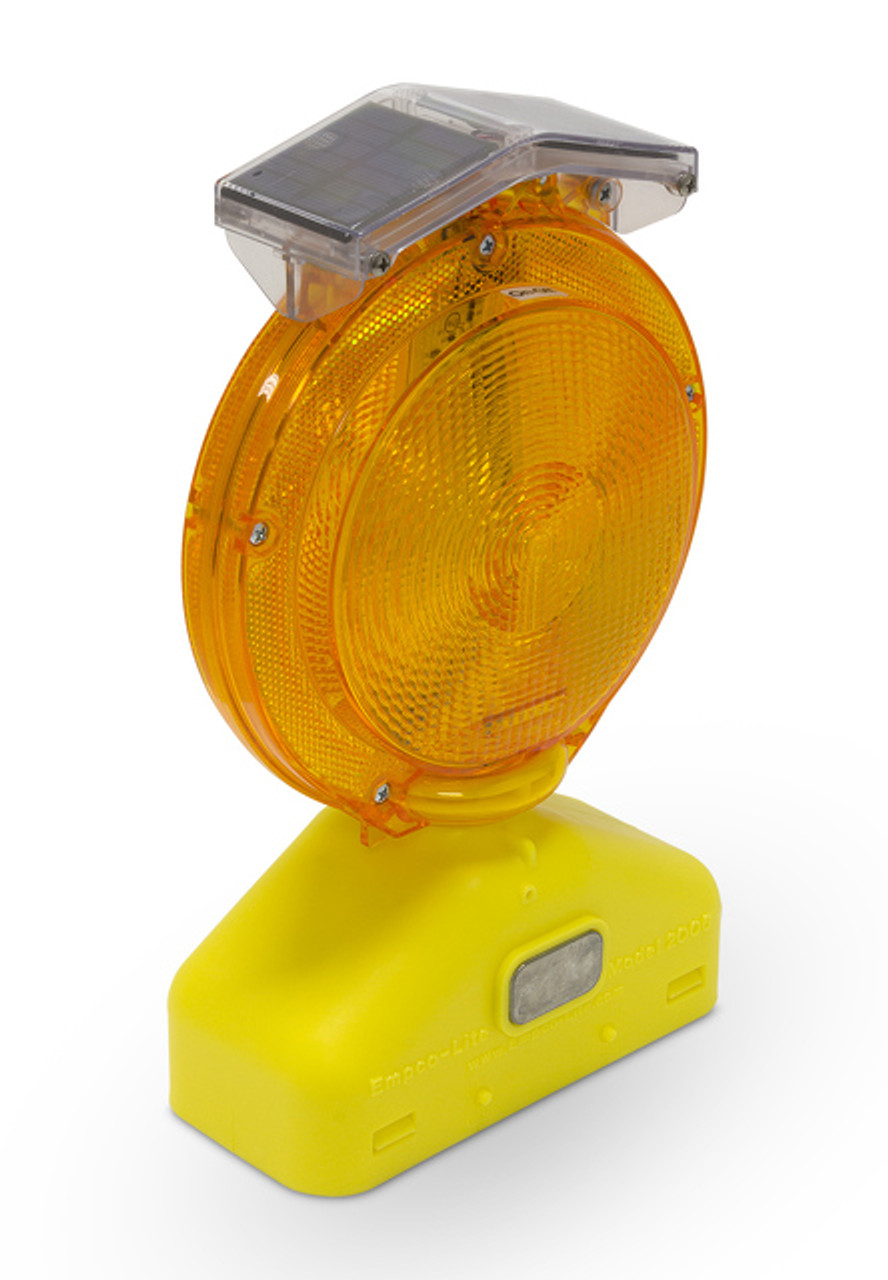 Solar A and C Barricade Light, Standard Mount - Barricade