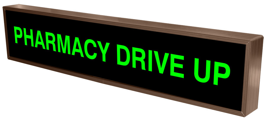 PHX Outdoor Blank-out LED Backlit Pharmacy Signs - LED & Blank-out