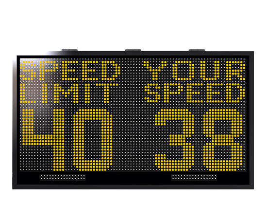 SafePace VMS30 Variable Message Sign - TAPCO - Traffic and Parking