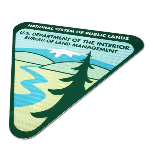 Bureau of Land Management Emblem Sign