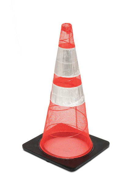 28'' Inch Collapsible Traffic Safety Cones, 4 Pcs Multi Purpose Pop-up