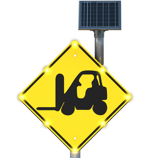 BlinkerSign® Flashing LED Industrial Forklift Safety Signs BlinkerSign® Flashing LED Industrial Forklift Safety Signs