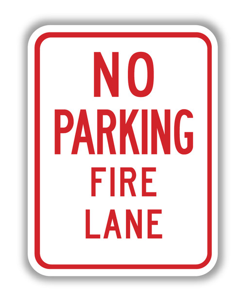 no parking fire lane signs