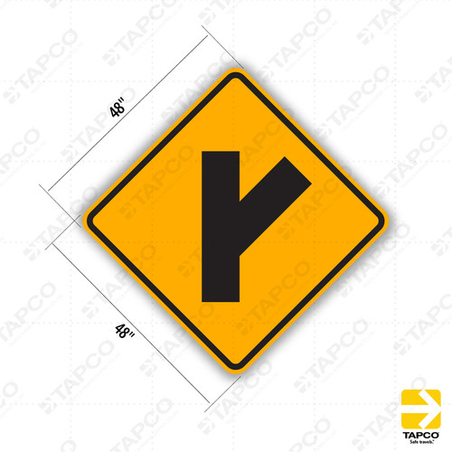 4-Way Intersection (Symbol) Sign W2-1 - Standard Traffic Signs | TAPCO