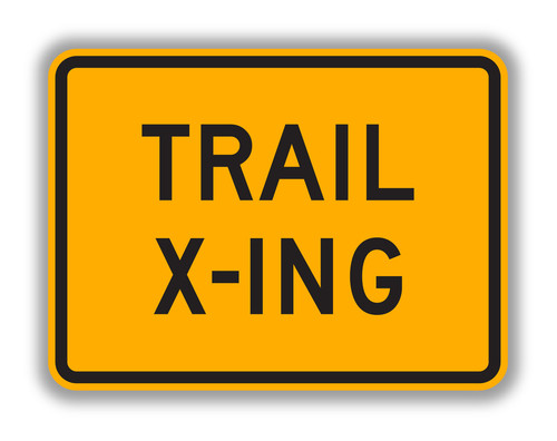 Traffic Signs, Trail Crossing Sign W11-15A