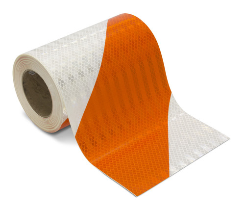 Tapco 045-00150 Temporary Construction Reflective Striping Tape White 50 yds Length x 4 Width 