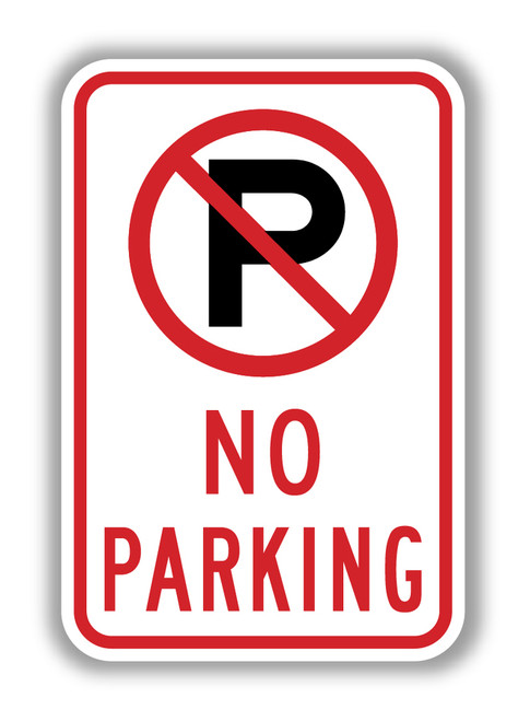 NO PARKING BETWEEN SIGNS Sign R7-12 - Standard Traffic Signs