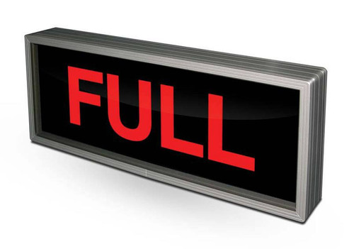 PHX Outdoor Blank-out LED Backlit Entrance/Exit Signs - LED