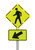 24/7 BlinkerSign® Flashing LED Pedestrian Crosswalk (Symbol) Sign W11-2 24/7 BlinkerSign® Flashing LED Pedestrian Crosswalk (Symbol) Sign W11-2