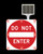 24/7 BlinkerSign® Flashing LED DO NOT ENTER Sign R5-1 24/7 BlinkerSign® Flashing LED DO NOT ENTER Sign R5-1