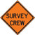 Roll-Up Sign Face SURVEY CREW  Roll-Up Sign Face SURVEY CREW