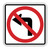 R3-2 No Left Turn (Symbol) Sign R3-2 No Left Turn (Symbol) Sign