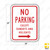 NO PARKING EXCEPT SUNDAYS AND HOLIDAYS (right arrow) Sign R7-3R NO PARKING EXCEPT SUNDAYS AND HOLIDAYS (right arrow) Sign R7-3R