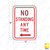 R7-4L NO STANDING ANY TIME (left arrow) Sign R7-4L NO STANDING ANY TIME (left arrow) Sign
