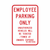 EMPLOYEE PARKING ONLY with WIS STATUTE 346.55(4) Sign (RT-2)