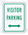 VISITOR PARKING (double arrow) Sign (RP-5D) VISITOR PARKING (double arrow) Sign (RP-5D)