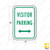 VISITOR PARKING (double arrow) Sign (RP-5D) VISITOR PARKING (double arrow) Sign (RP-5D)