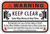 Self-adhesive Reflective Decal for Signs and Gate Arms, Warning Moving Gate