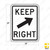 KEEP (right arrow) RIGHT R4-7b