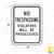 NO TRESPASSING VIOLATORS WILL BE PROSECUTED Sign H-28 NO TRESPASSING VIOLATORS WILL BE PROSECUTED Sign H-28