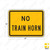 W10-9P NO TRAIN HORN Sign